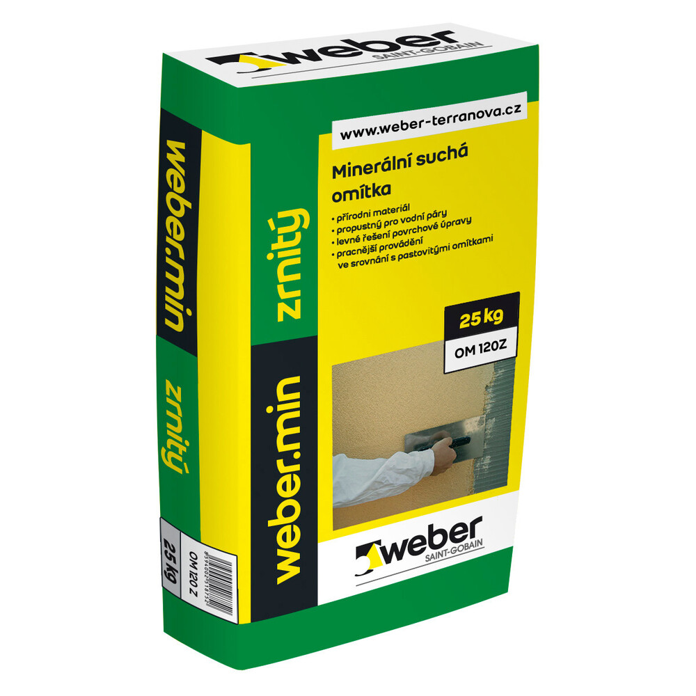 webermin - Šľachtená minerálna omietka